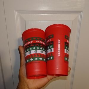 3x 16OZ Starbucks cups bundle